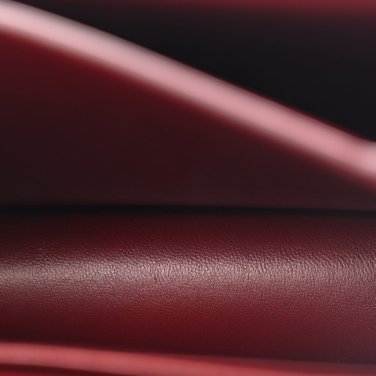 Liege Calfskin Teen Classic Box Flap Bag Burgundy