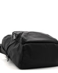 Re-Nylon Saffiano Zip Backpack Black