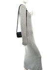 Calfskin Matelasse Monochrome GG Marmont Chain Belt Bag Black
