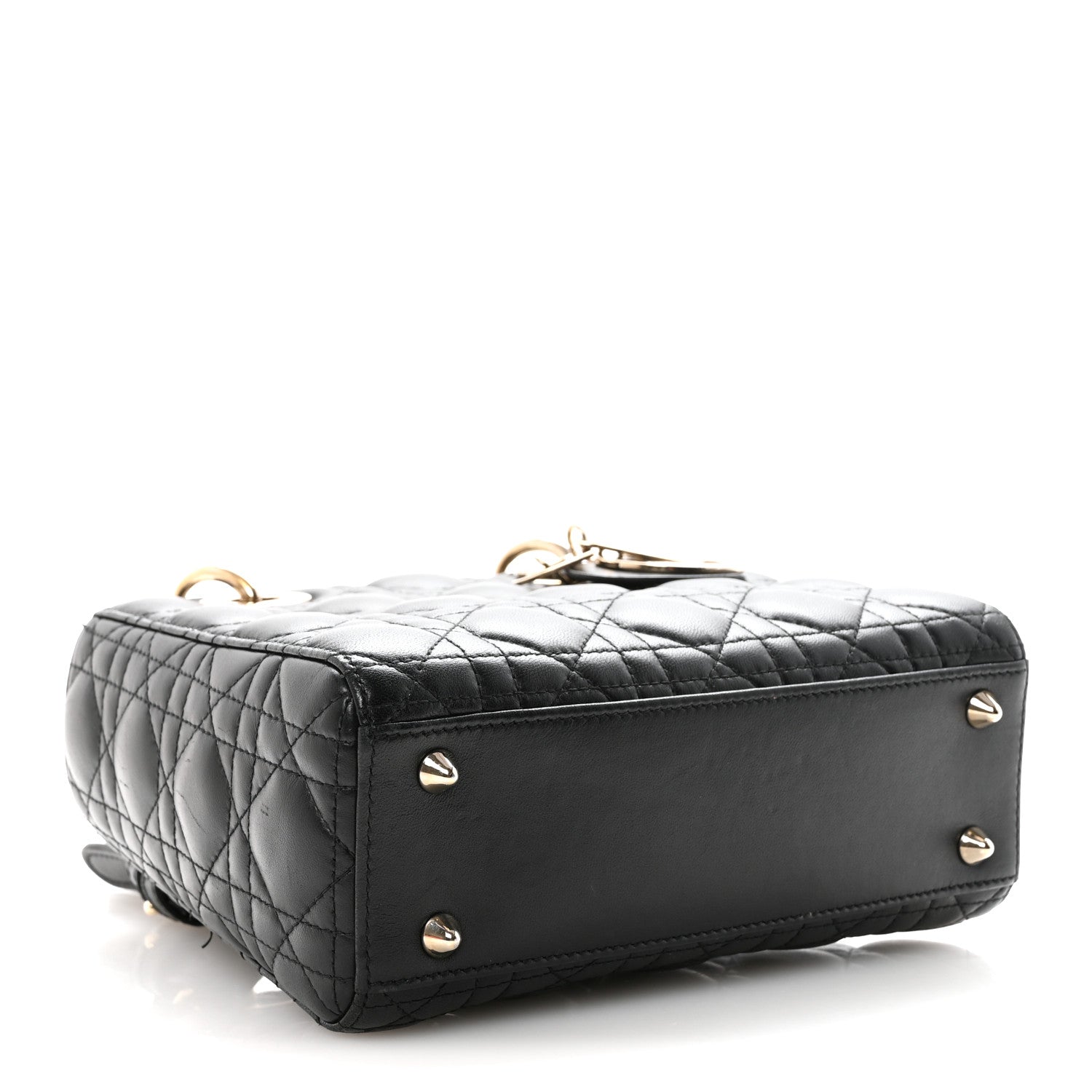 Lambskin Cannage Small My ABCD1OR Lady D1OR Black
