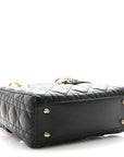 Lambskin Cannage Small My ABCD1OR Lady D1OR Black