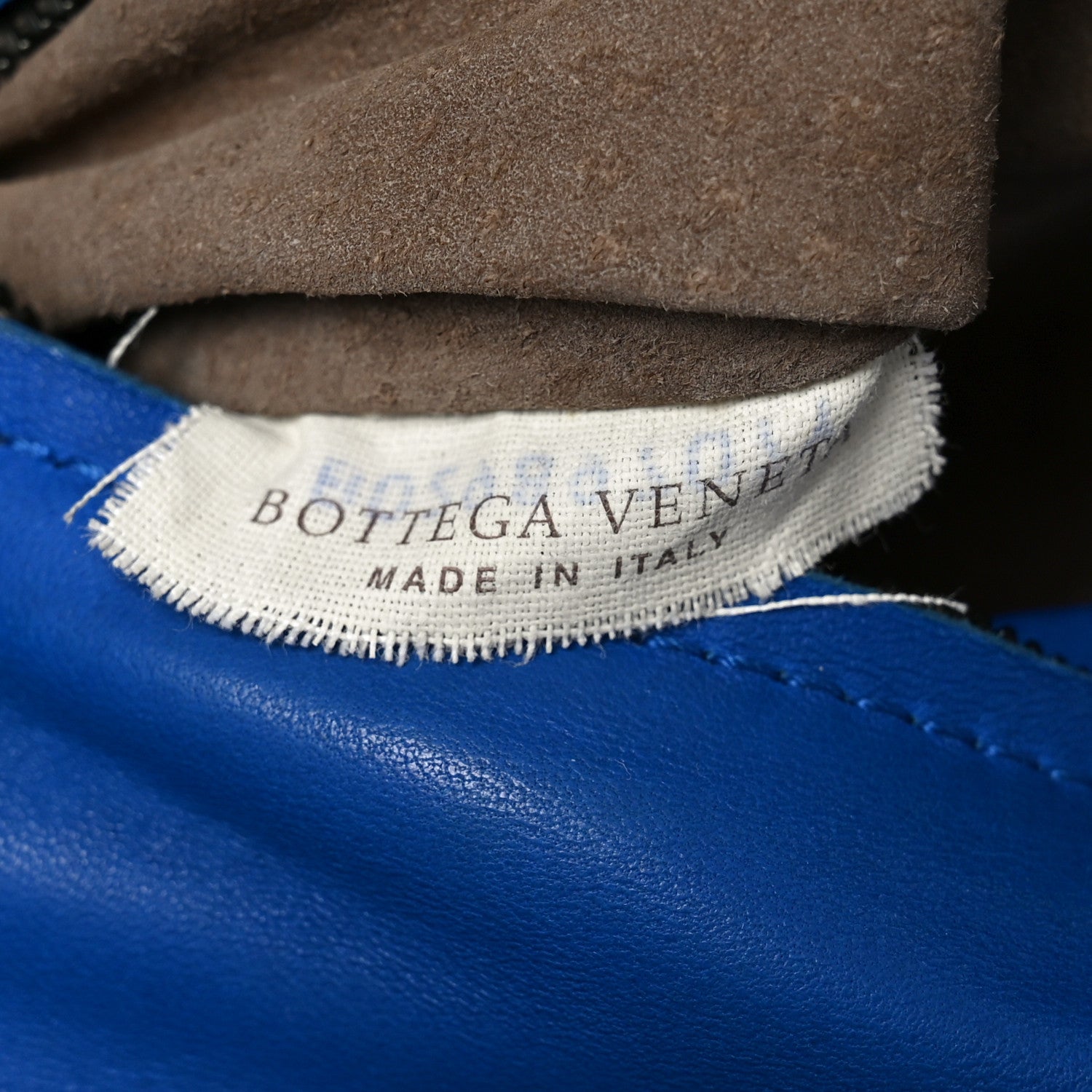 Nappa Intrecciato Medium Olimpia Shoulder Bag Blue