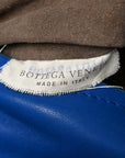 Nappa Intrecciato Medium Olimpia Shoulder Bag Blue
