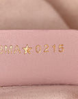 Calfskin Macrocannage Medium Toujours Powder Pink
