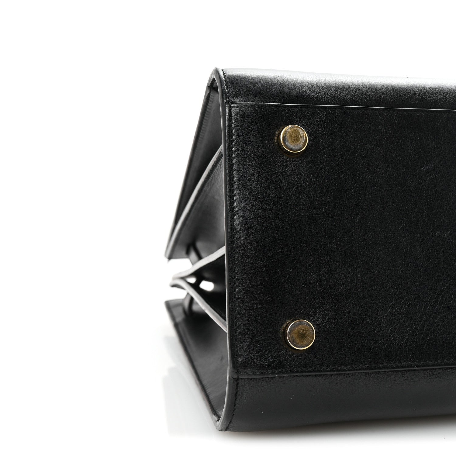 Calfskin Small Sac De Jour Black