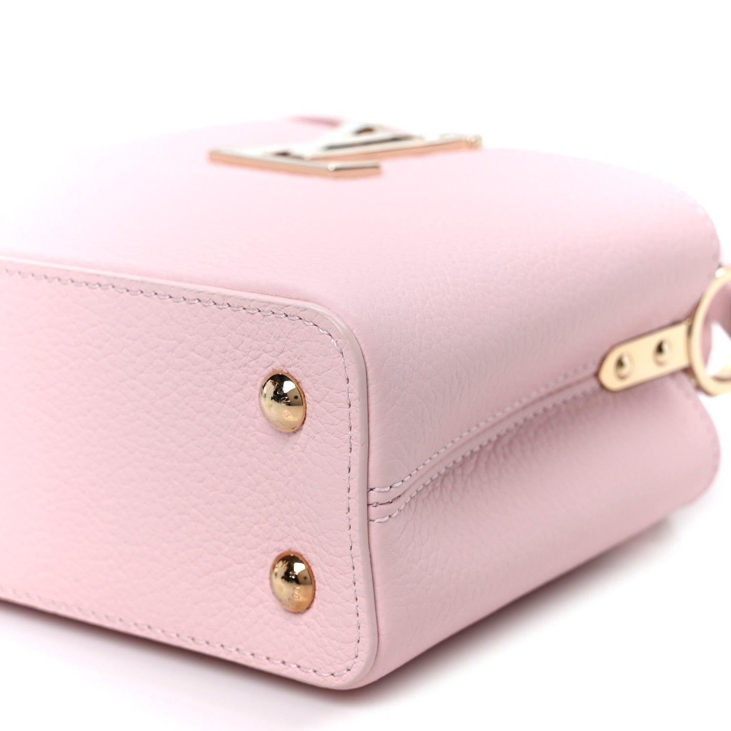 Taurillon Marble Capucines Mini Pink