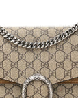 GG Supreme Monogram Medium Dionysus Shoulder Bag Taupe