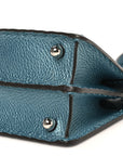 Metallic Cuoio Roma Sellerissima Nappa Sintetica Tape Stitch Petite Peekaboo I SEE U Iconic Satchel Placca Argento
