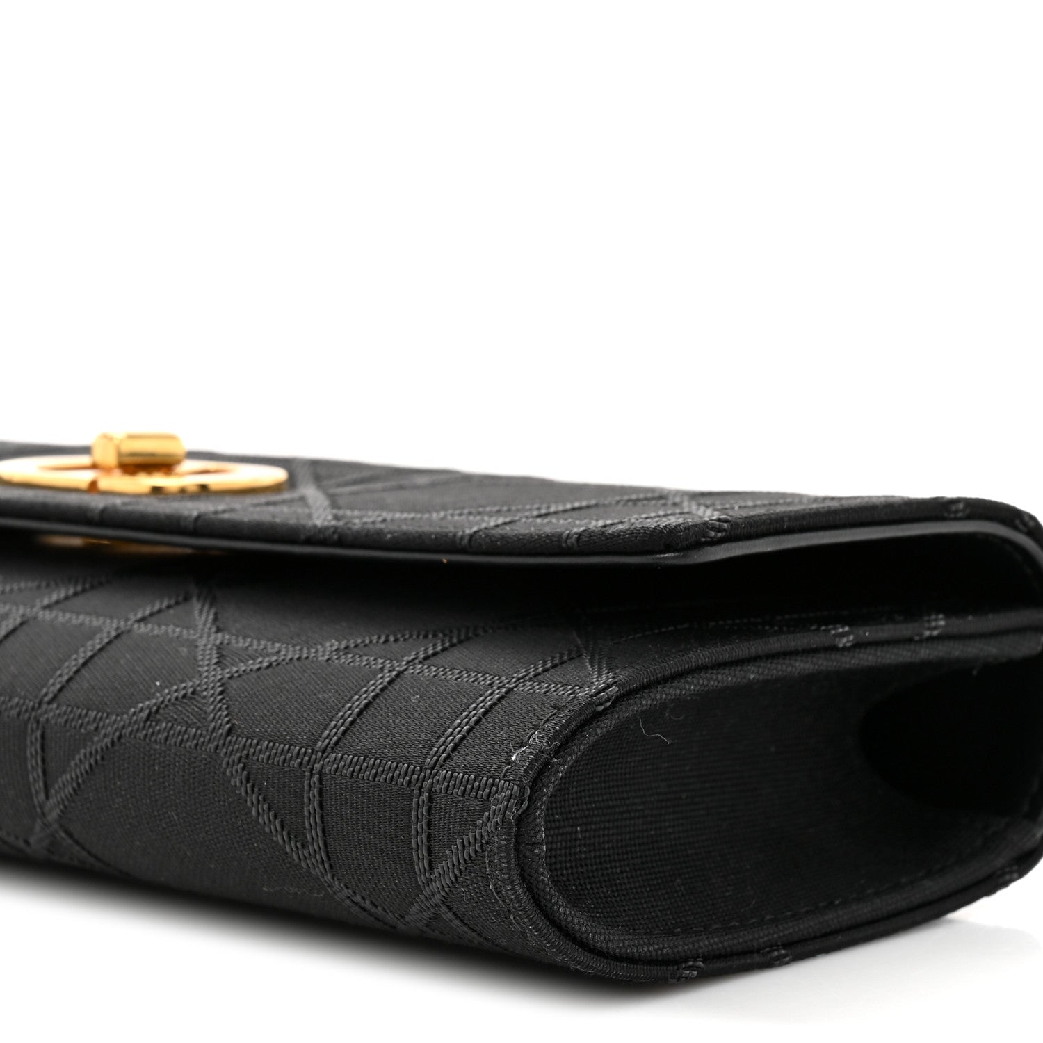 Technical Fabric Macrocannage Miss Caro Top Handle Pouch Black