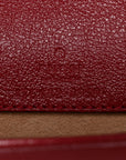 Tweed GG Monogram Super Mini Dionysus Shoulder Bag White Black Romantic Cherry