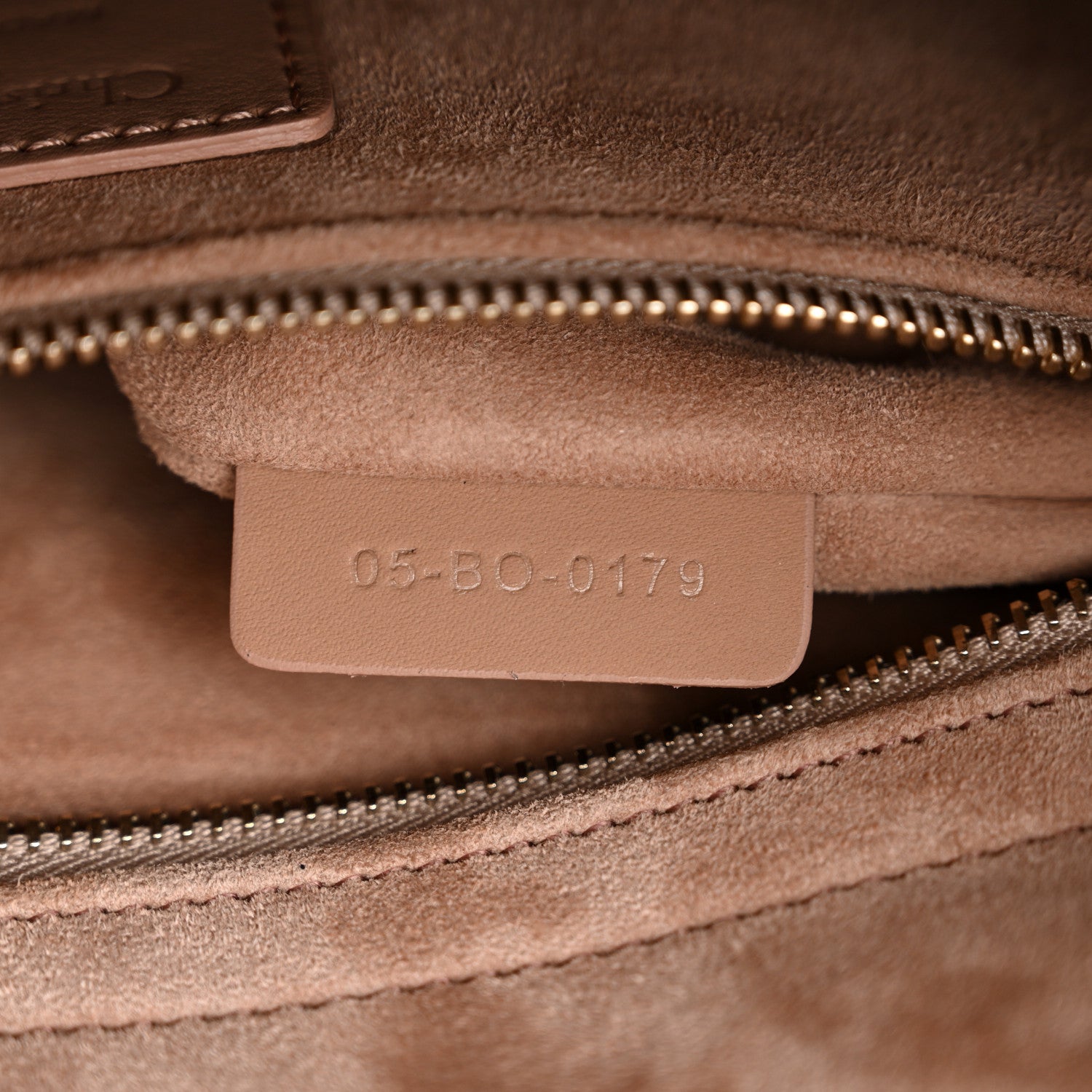 Ultra Matte Calfskin Cannage Medium Lady D1OR Beige