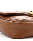 Azalea Calfskin Matelasse Diagonal Super Mini GG Marmont Shoulder Bag Cuir