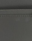 Caviar Quilted Jumbo Double Flap Grey