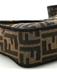 Fabric Jacquard FF 1974 Medium Baguette Tobacco Moro Black