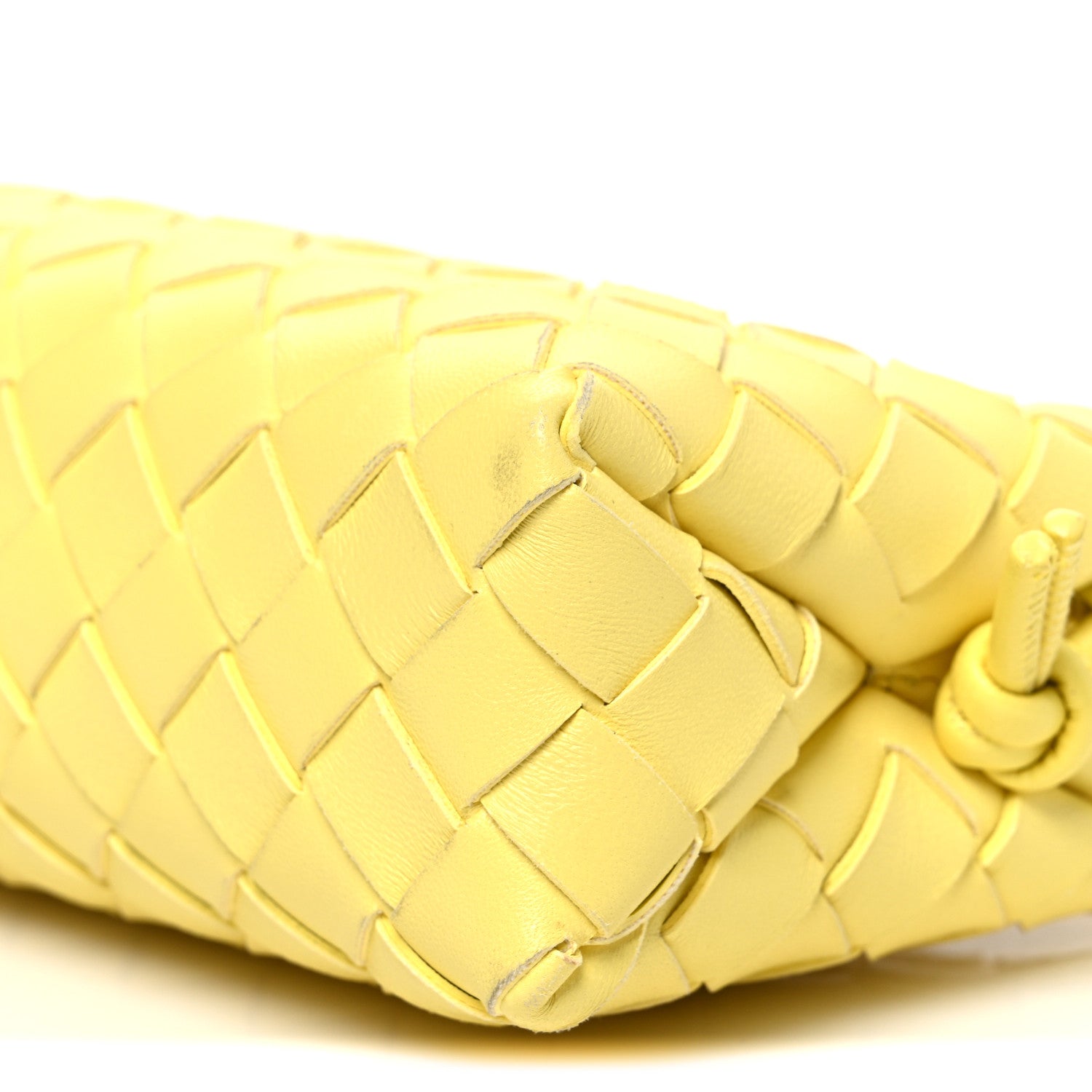 Nappa Intrecciato Small Loop Camera Bag Yellow