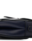 Calfskin Mini Saddle Bag Blue