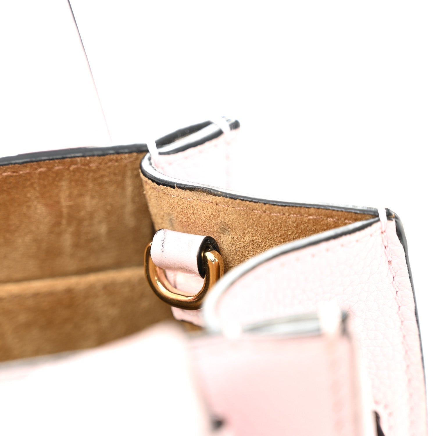Calfskin Mini Gate Tote Icy Pink