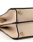 Cuoio Roma Sellerissima Nappa Sintetica Tape Stitch Small Peekaboo I SEE U Satchel Camelia