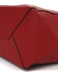 Soft Grained Calfskin Medium Belt Cabas Phantom Coquelicot