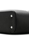 Satin Crystal Pave Medium Sicily Tubes Black