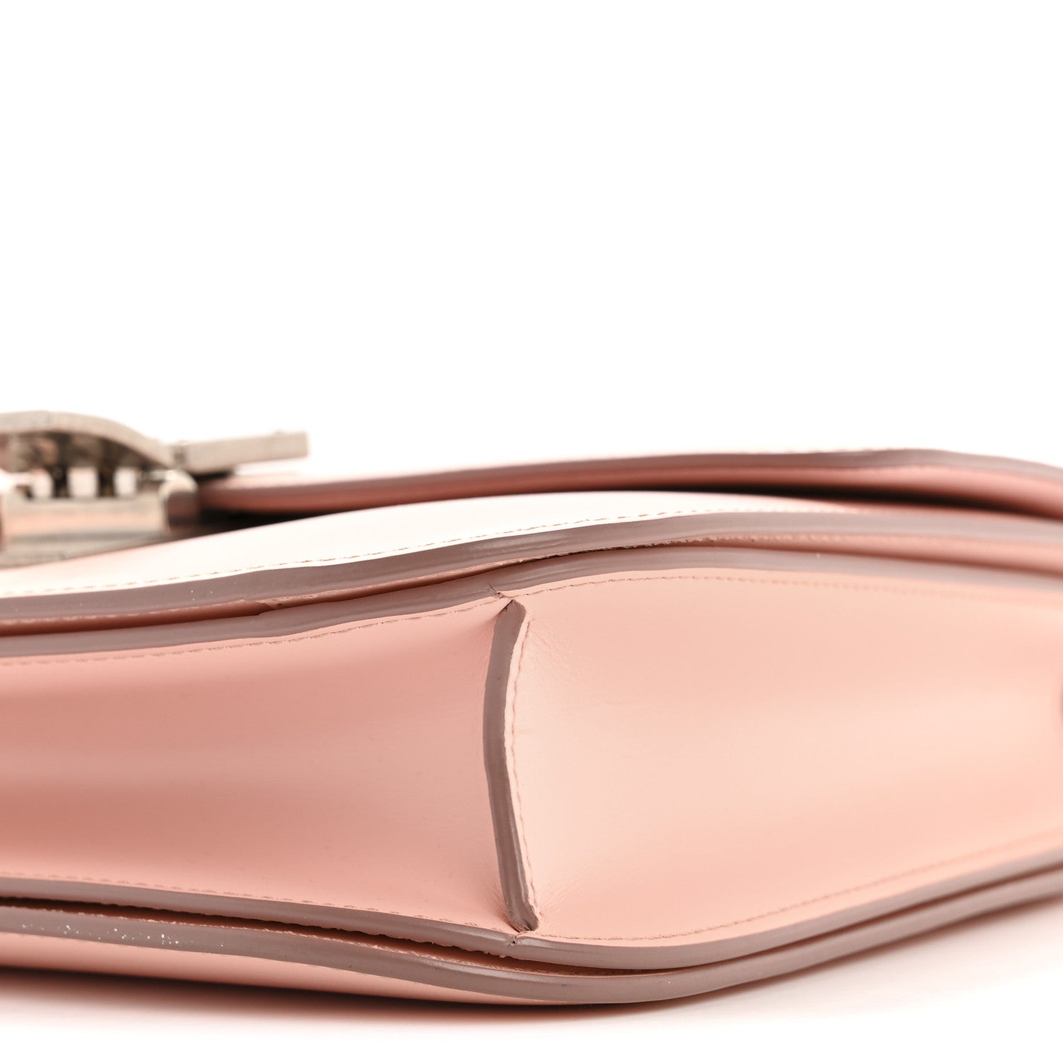 Smooth Calfskin Medium Classic Box Flap Bag Pink