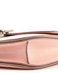 Smooth Calfskin Medium Classic Box Flap Bag Pink