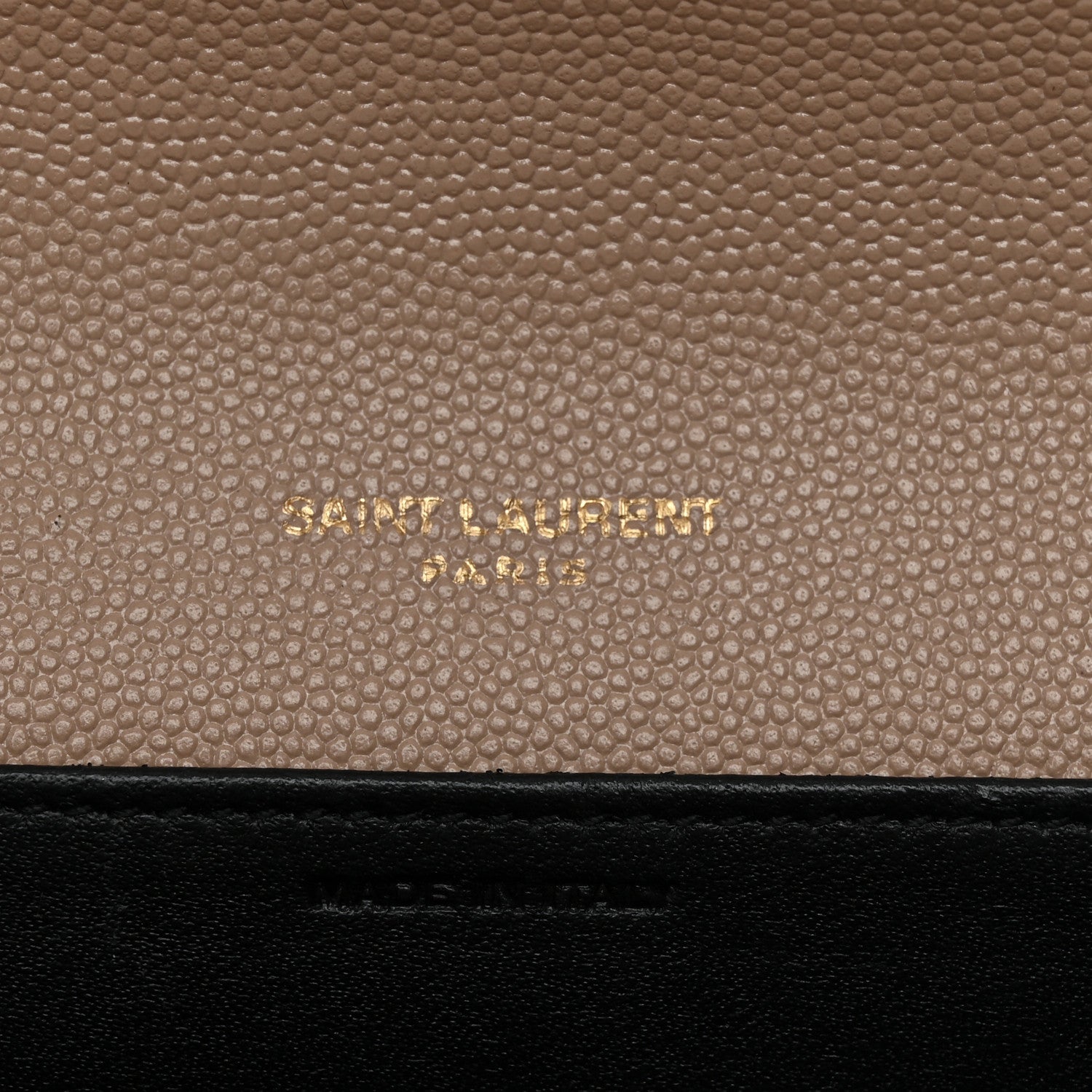Grain De Poudre Monogram Uptown Chain Wallet Dark Beige
