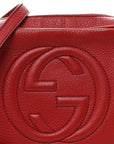 Pebbled Calfskin Small Soho Disco Bag Tabasco Red