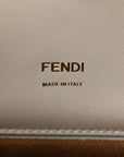 Agnello Old Shine F is FNDI Kan U Shoulder Bag White