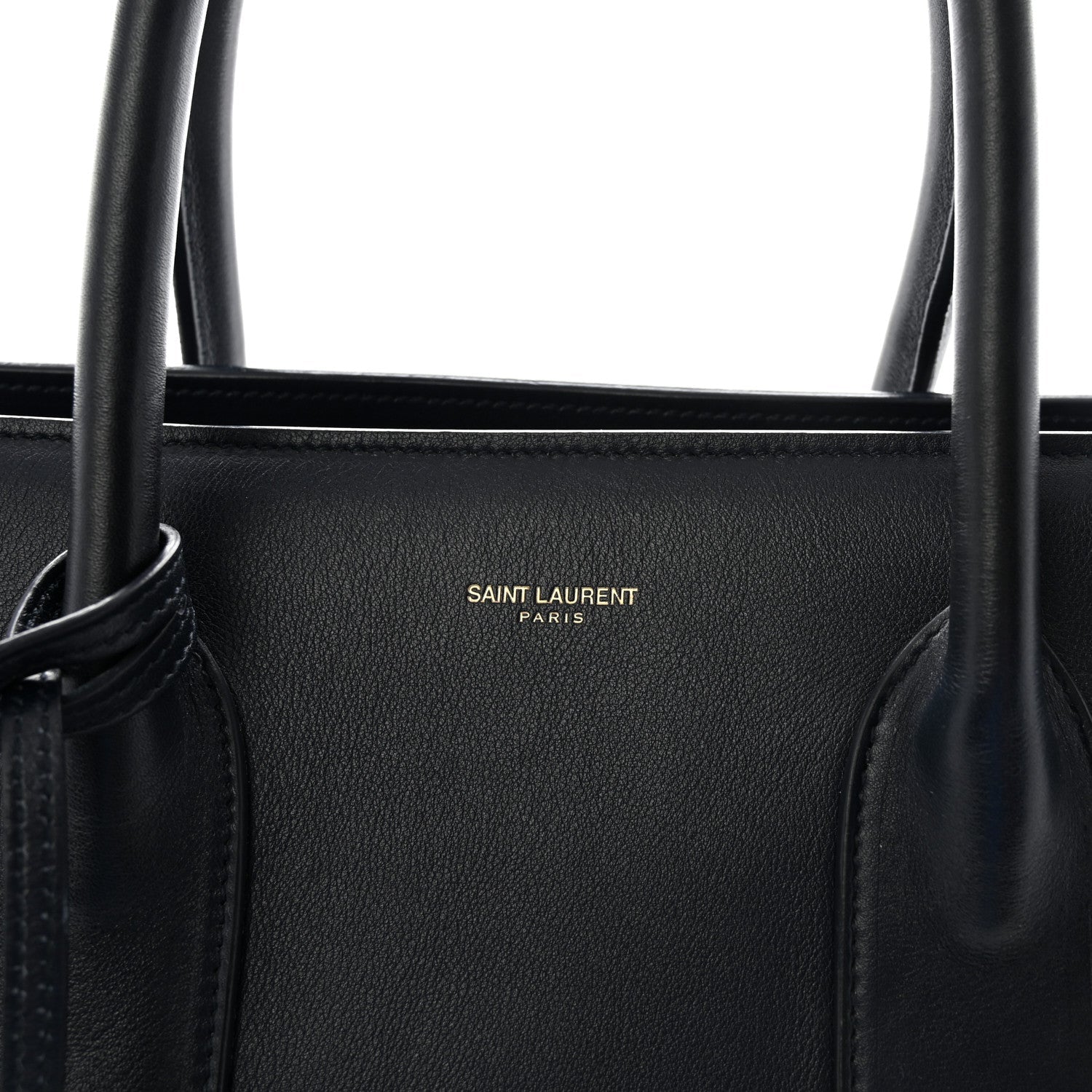 Calfskin Large Sac de Jour Carryall Navy Blue