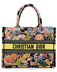Canvas Zodiac Fantastico Embroidered Medium Book Tote Black Multicolor