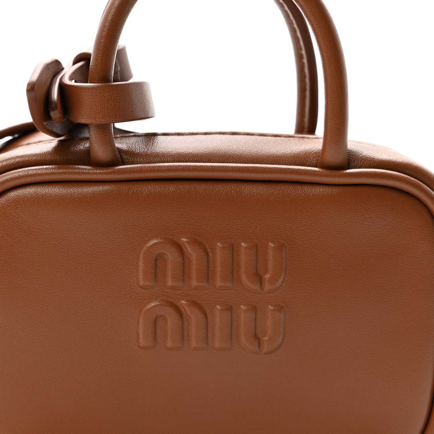 Calfskin Beau Micro Bag Cognac