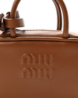 Calfskin Beau Micro Bag Cognac