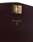 Lambskin Chevron Quilted Wallet On Chain WOC Black