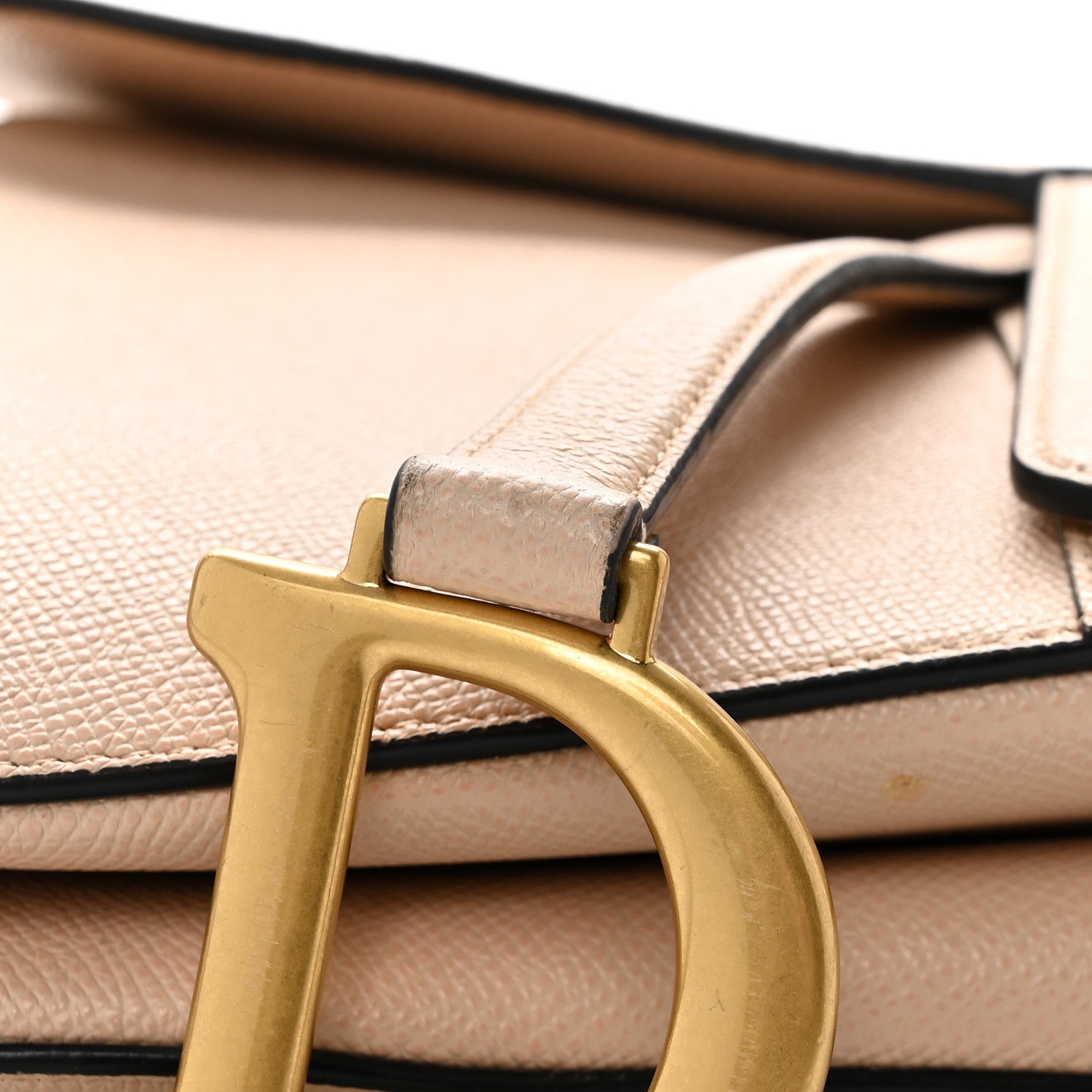 Grained Calfskin Saddle Bag Fard