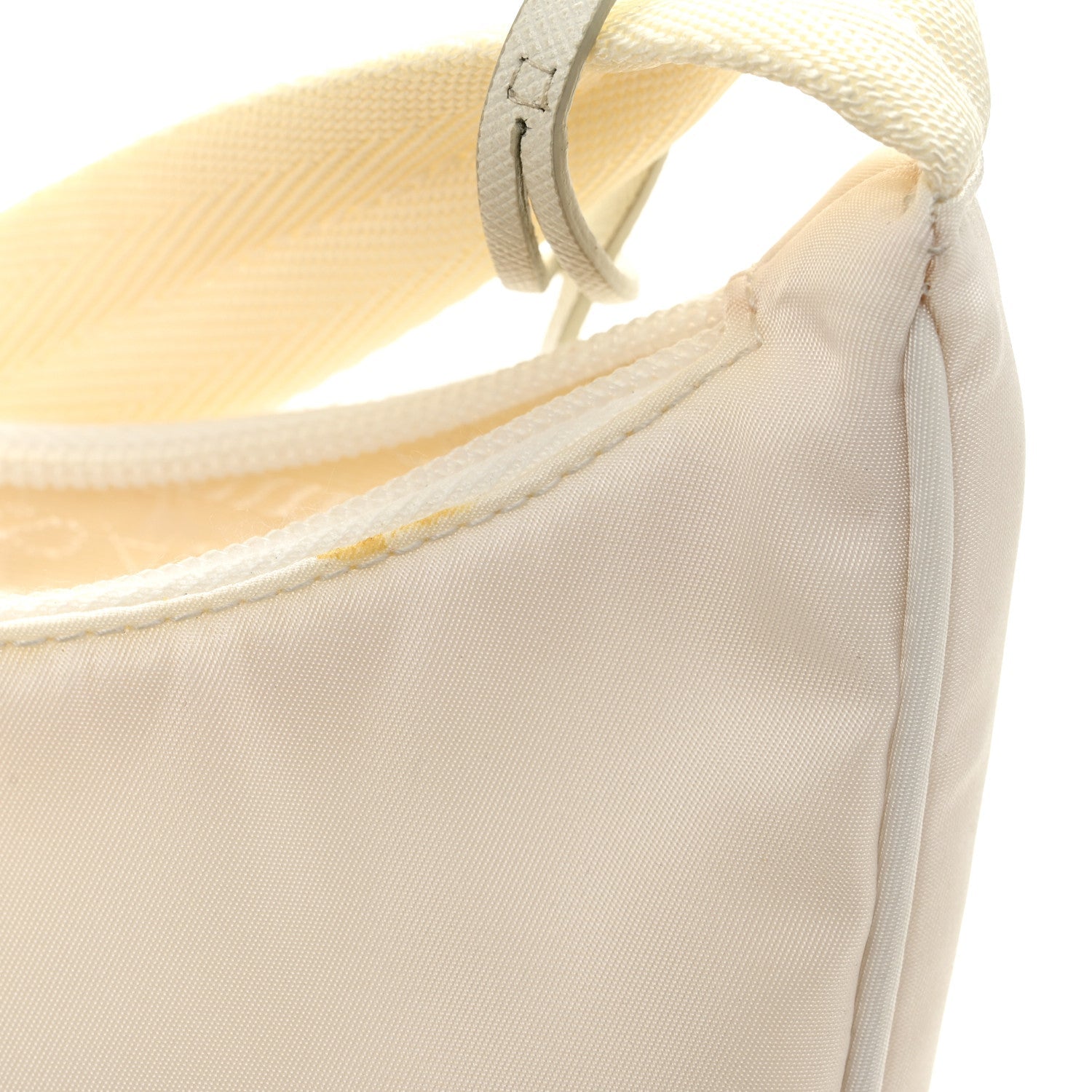 Tessuto Nylon Mini Re-Edition 2000 Bag White