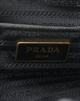Saffiano Tessuto Nylon Shopping Tote Black