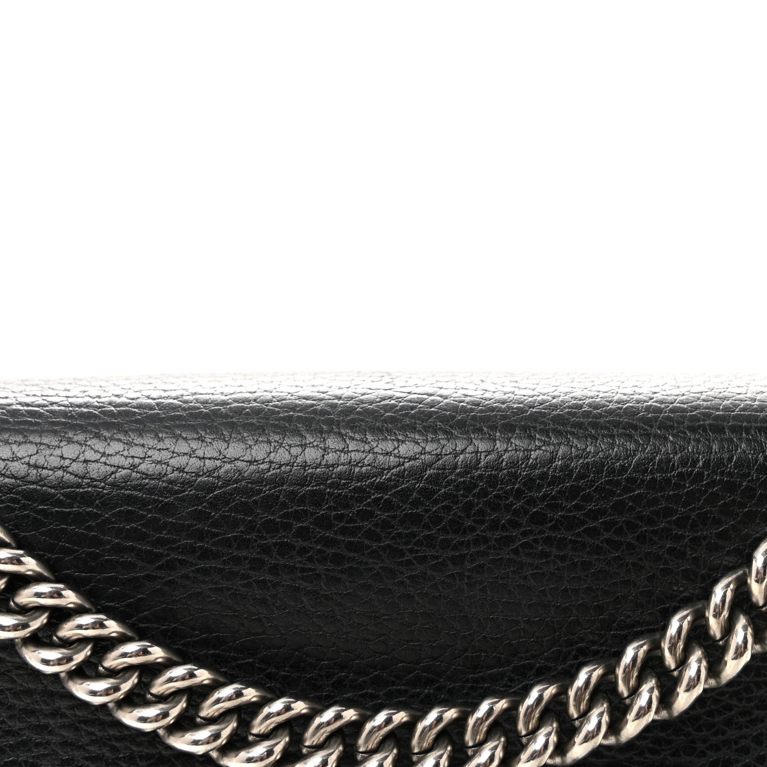 Pebbled Calfskin Small Dionysus Shoulder Bag Black