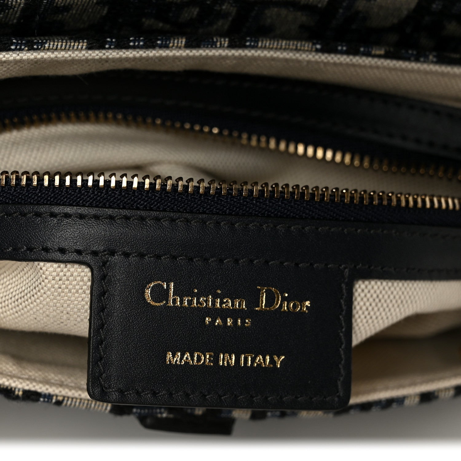 Oblique Saddle Bag Blue
