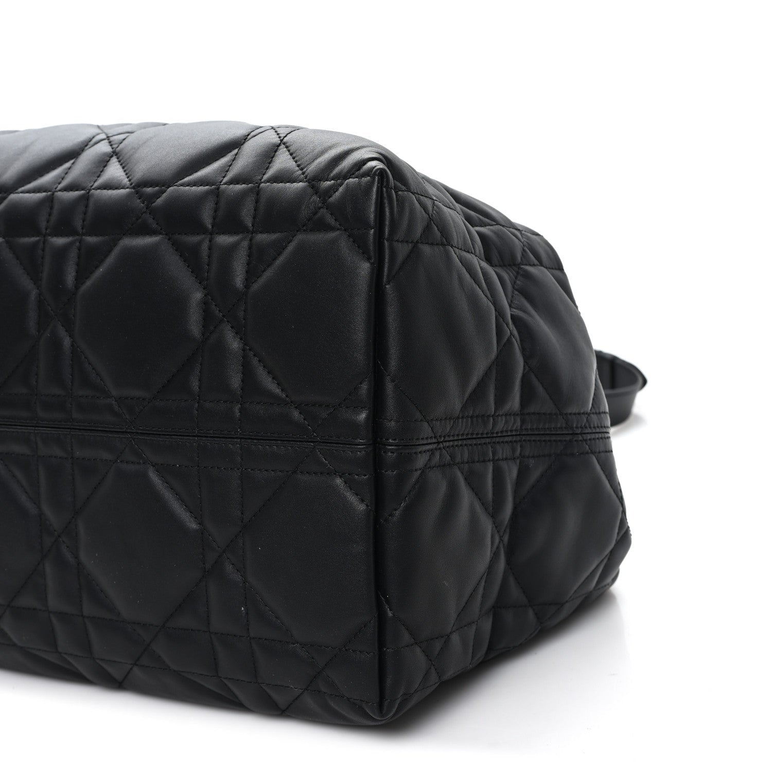 Calfskin Macrocannage Large Toujours Black