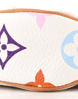 Monogram Multicolor Pochette Accessories White
