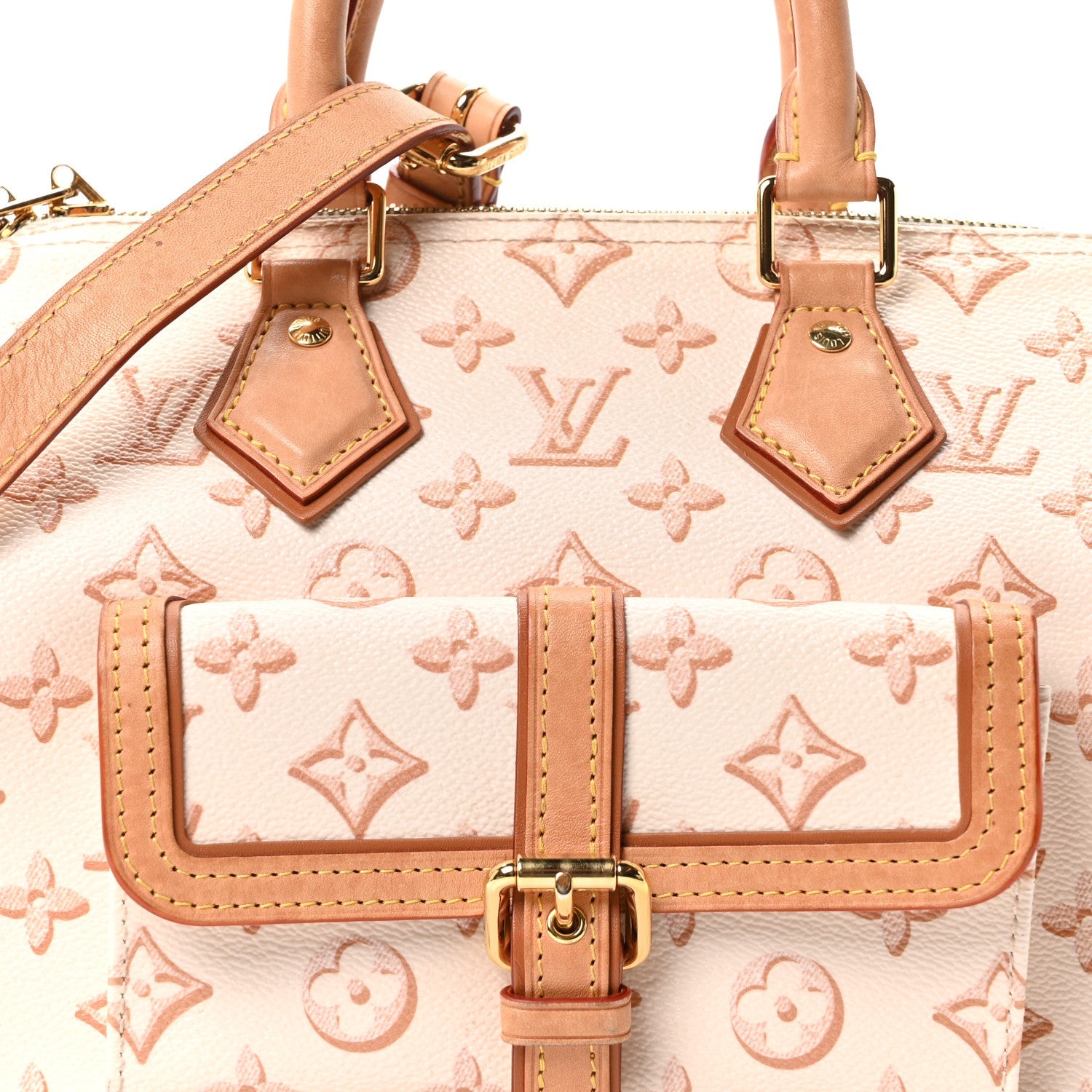 Monogram Fall for You Speedy Bandouliere 25 Beige Clair