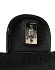 Caviar Quilted Maxi Double Flap Black