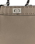 Cuoio Romano Selleria Mini Peekaboo I SEE U Iconic Satchel Fettuccia