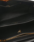 Lambskin Quilted Flower Capucines PM Black