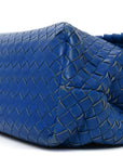 Nappa Intrecciato Medium Olimpia Shoulder Bag Blue