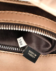 Metallic Nappa Matelasse Top Handle Satchel Cammeo
