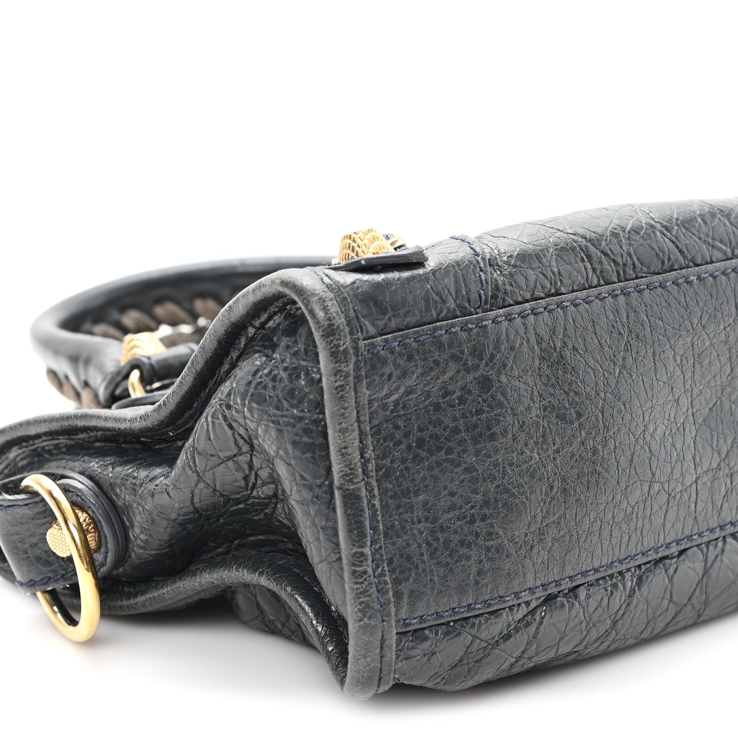 Agneau Giant 12 Gold Hardware Mini City Anthracite
