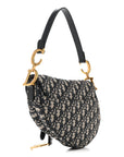 Oblique Saddle Bag Blue