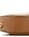 Grain De Poudre Matelasse Monogram Mini Lou Camera Bag Dark Natural